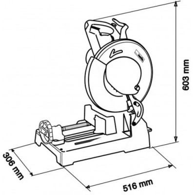 Монтажная пила Makita LC 1230