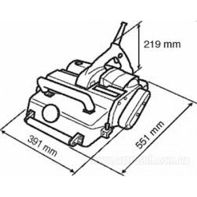 Електрорубанок (рубанок) Makita KP 312 S