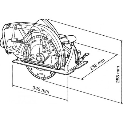 Алмазная дисковая пила с пылесборником Makita 4157 KB