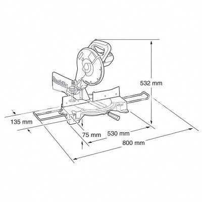 Торцовочная пила Makita LS 1040