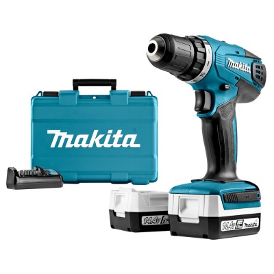 Аккумуляторная дрель-шуруповерт Makita DF 347 DWE