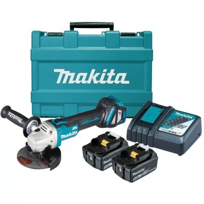 Акумуляторна кутова шліфувальна машина Makita DGA 511 RTE