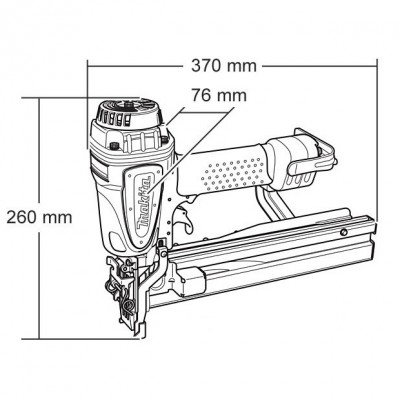 Пневматичний степлер Makita AT 1150 A