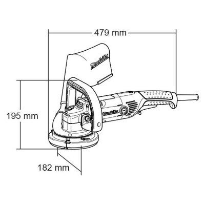 Шліфувальна машина для бетону Makita PC 5001 C