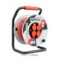 Подовжувач на котушці Yato YT-8106, 30 м