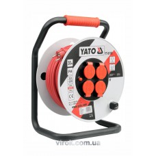 Подовжувач на котушці Yato YT-8106, 30 м