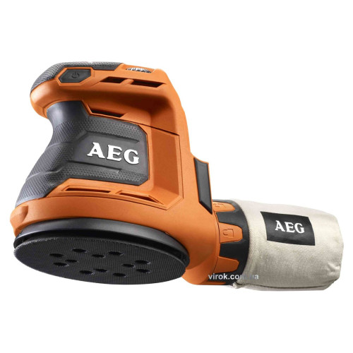 Орбітальна шліфувальна машина акумуляторна Aeg BEX18-125-0
