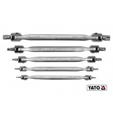 Набір ключів TORX шарнірних двосторонніх T15-T60 YATO YT-05320, 5 шт.