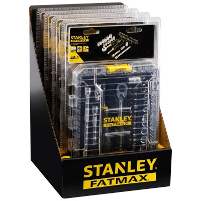 Набір торцевих головок шестигранних 1/4 FATMAX® Maxi Drive STANLEY FMMT98101-0, 48 предметів