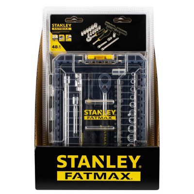 Набір торцевих головок шестигранних 1/4 FATMAX® Maxi Drive STANLEY FMMT98101-0, 48 предметів