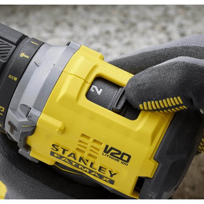 Дриль-шурупокрут ударний акумуляторний STANLEY FATMAX SFMCD715D2K