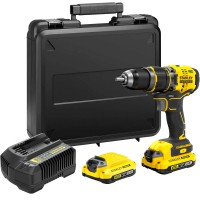 Дрель-шуруповерт аккумуляторная безщеточная ударная STANLEY FATMAX SFMCD721D2K