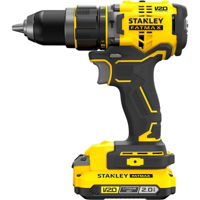 Дриль-шурупокрут акумуляторний безщітковий ударний STANLEY FATMAX SFMCD721D2K