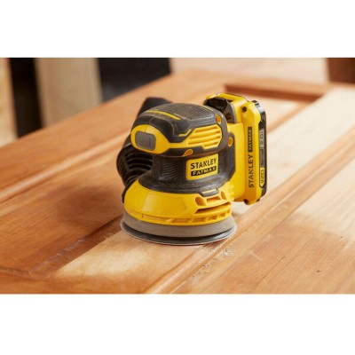 Шліфмашина ексцентрикова акумуляторна STANLEY FATMAX SFMCW220D1S