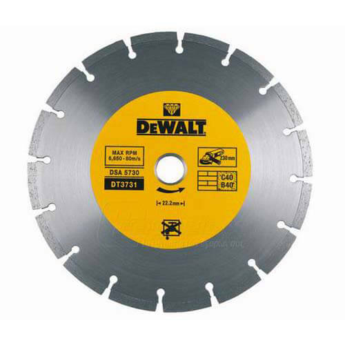 Алмазный пильный диск 125x22.23 - для бетона, стяжки, кирпича DeWALT DT3711