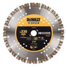 Алмазный пильный диск 230x22.23 - для кирпича, гранита, пеноблока DeWALT DT40260