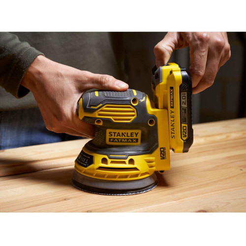 Шліфувальна машина ексцентрикова акумуляторна Stanley Fatmax SFMCW220D1S