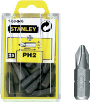 Біта з шестигранником 1/4 під шліц Ph2 довжиною 25 мм STANLEY 1-68-946