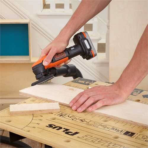 Ручна шліфувальна машина вібраційна акумуляторна Black+Decker BDCDS12N