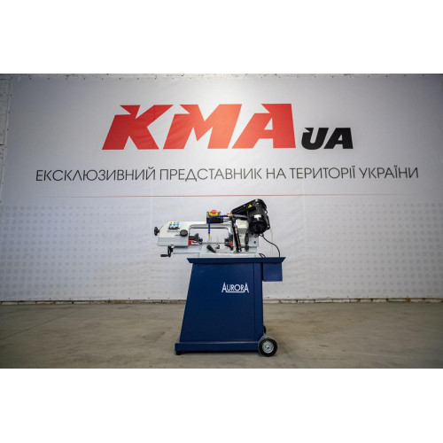 Стрічкова пила по металу (верстат стрічкопильний) Aurora g5013w/230v - 650 вт, 230 в, настільна
