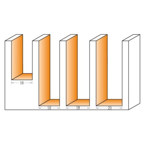 15.8x48.3x112x12.7 Фреза концевая прямая пазовая со сменным ножом СМТ