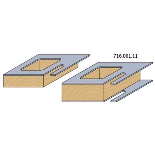 19x6x60x6 Фреза для вырезания отверстий СМТ