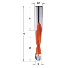 311.100.42 Сверло NP HW D = 10 I = 35 L = 70 S = 10x30 LH XTREME-HW