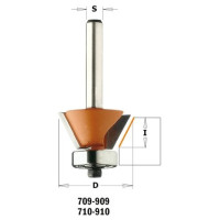 19.05x10x52.4x6.35x25° Фрезы для снятия фаски с подшипником СМТ