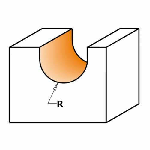 6x12x35x80x8 Фрезы пазовые с радиусом СМТ