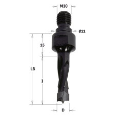 339.080.12 Свердло HW NP гвинт. хвост. D=8 I=40 LB=55 S=M10/11x4 LH