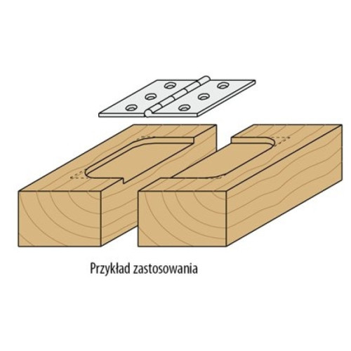 20x16x48x6 Фрезы для выборки паза под петли СМТ