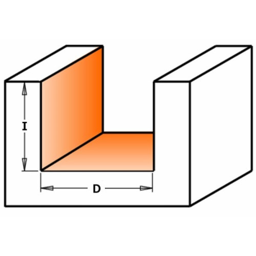 18x12x38x8 Фрези для вибірки паза під петлі СМТ