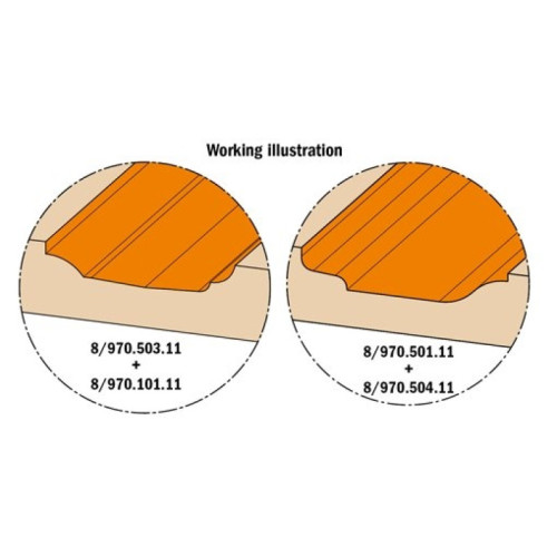 25x6x8x12x39.8x8 Фрезы для декорирования СМТ