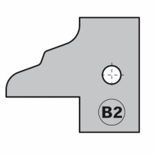Пара ножів 25x29,8x2мм (B2) 695.015.B2 для фрез CMT серії 694