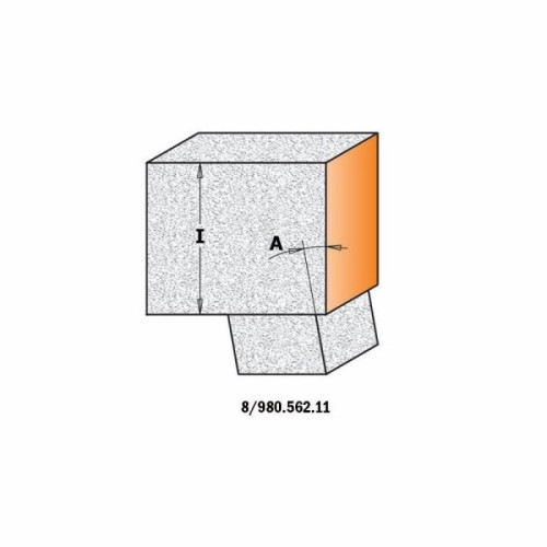 22x30x83x12.7 Фреза со сменным ножом по искусственному камню СМТ