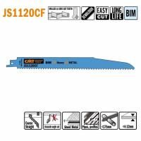 Полотно для сабельної пили 225x205x22x1,6x2,9x9 JS1120CF-5