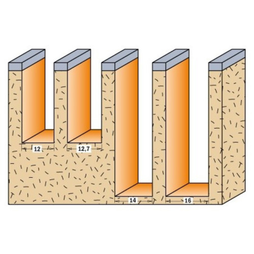 12.7x29.5x89x12.7 Фреза концевая пазовая со сменным ножом СМТ