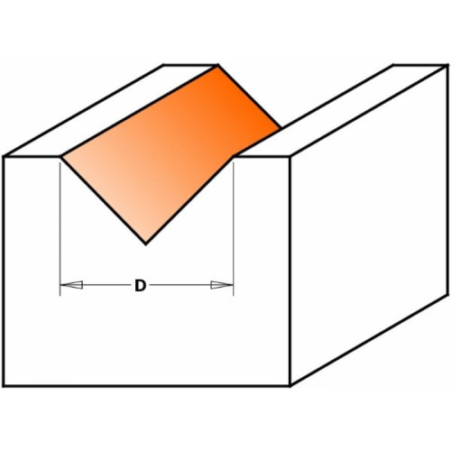 38x28,5x70x90°x12,7 ФРЕЗА ПАЗОВАЯ V-образная C УГЛОМ 90 ГРАДУСОВ СМТ