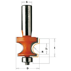 22,2x6,5x3,2x15x57,7x8 Фреза кромочная полустержневая СМТ 961.032.11