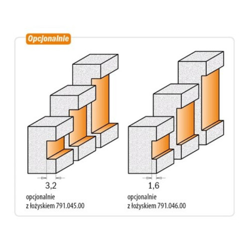 22.2x19.05x90x12 Фрези для пазованія в твердих матеріалах СМТ