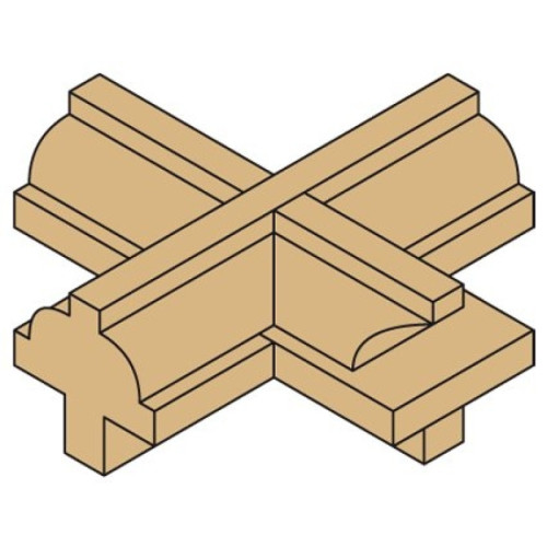 31,7x12x6,35x30x12,7 Фреза кромочная фигурная для переплёта СМТ