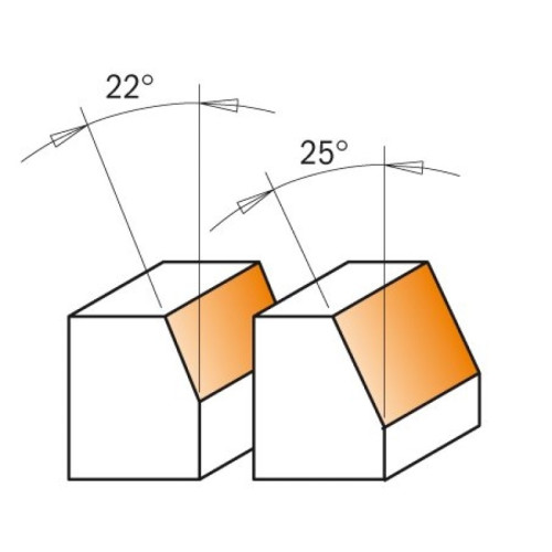 19 - 24.5x16(10+6)x56.5x8x0° - 25° Фрезы для снятия фаски с подшипником СМТ