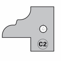 Пара ножів 25x29,8x2мм (С2) 695.015.C2 для фрез CMT серії 694