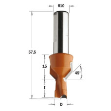 376.080.12 Сверло с зинкером NP HW D = 8 I = 12 L = 57,5 S = 10 LH