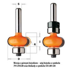 20,7x8x4x57x6 Фрезы для боковых полукруглых пазов СМТ