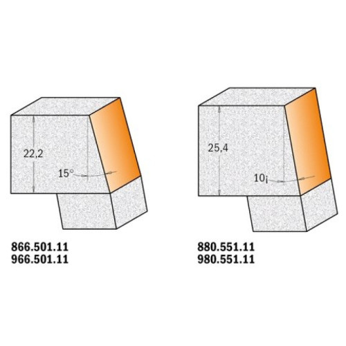 28.5x25.4x77x10°x12 Фрезы для снятия фаски твердых материалов СМТ