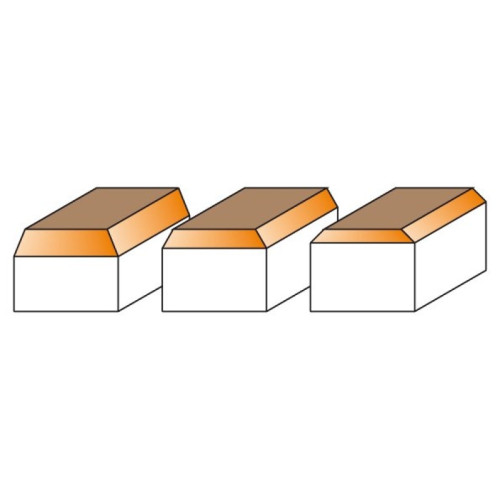 12x12.7x44.5x6.35x0° - 30° Фрезы фасочные СМТ
