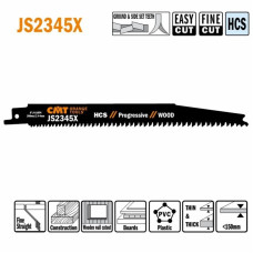 Полотно для сабельной пилы 200x180x19x1,25x2,4-4x43744 JS2345X-5