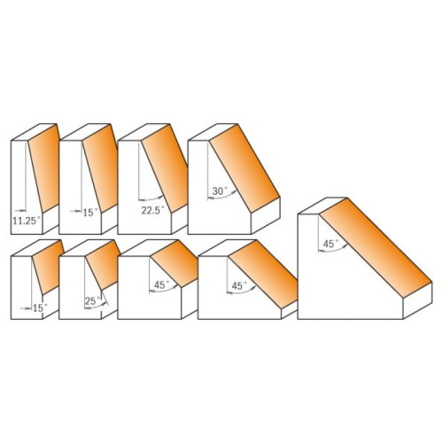 38,5x22x71,1x30°x12,7 Фрезы для снятия фаски с подшипником СМТ