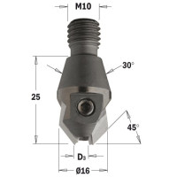Зінкер з гвинтовим хвостовиком 351.040.12 m10 / 30 ° x4 hm